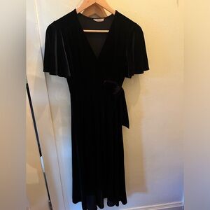 Velvet holiday dress